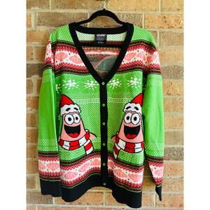 Patrick Star Sponge Bob Christmas Sweater Size XL